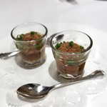 エルミタージュ ドゥ タムラ - アミューズ   蕎麦がきのフリット