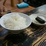 長尾中華そば - ライス、おしんこ無料(朝ら～の時間)