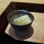 祇園 にし - ぐじと松茸　銀杏のしんじょ　　土瓶蒸し