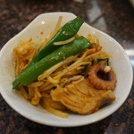 げんや - ちりとり鍋を取り分けたところ