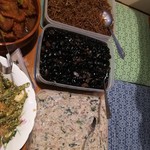 旬菜・旬魚 なかむら - わさび漬け、黒豆、じゃこ炒め