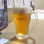よし春 - 生ビール