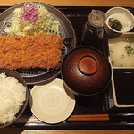 Wa kou - 特大ひれかつ御飯(1674円)