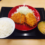 Katsuya - ロースカツ・メンチ定食