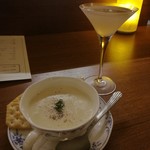 オールデイダイニングリバティー (ホテルボストンプラザ草津びわ湖) - 濃厚クラムチャウダー