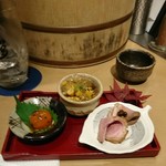 酒肴三品盛・ロックシングルに変更