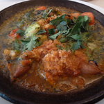 クチーナ ヒラタ - 前菜・ホタルイカと帆立のガーリックバター焼き