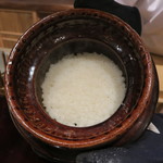 奈良 而今 - 29年9月　新潟産コシヒカリ土鍋御飯
