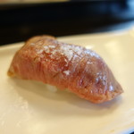 すし処魚楽 - 松阪牛炙り