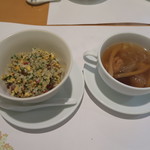 29年9月　大葉と叉焼炒飯、薬膳スープ