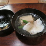 なる屋 - 29年9月　クエと胡麻豆腐の椀