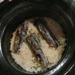 なる屋 - 29年9月　子持ち鮎炊込み御飯