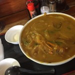 ラーメン ミート - 170831木　神奈川　らーめんミート　カレーラーメン丼990円