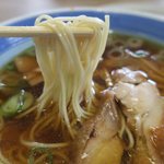 いろは食堂 - ストレート麺です