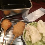 まねき屋 - 170906水　北海道　まねき屋本店　串カツ