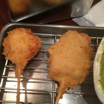 まねき屋 - 170906水　北海道　まねき屋本店　串カツホタテ、豚