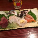 まねき屋 - 170906水　北海道　まねき屋本店　大盛刺身850円