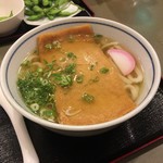 やりうどん - きつねうどん 490円 税込