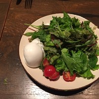 オービカ モッツァレラバー 梅田店 - 水牛モッツァレラ40ｇとベビーリーフのサラダ