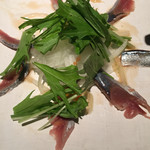 くいもの屋わん - 秋刀魚のカルパッチョ