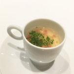 レフェルヴェソンス - 小さな茶碗蒸し、栄螺、二十日大根の糠付け