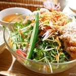 take "A" cafe - 2017年8月　10種の野菜のサラダランチ【880円】ボウルがデカイ！( ﾟДﾟ)