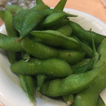 カレーうどん専門　サンビーノ - ちょい呑みセット（枝豆）