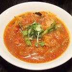 たんどーる - 春キャベツとタケノコと菜の花のトマトカレー(950円)