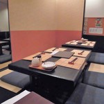 酒楽喰 - 小上がりの掘りごたつ式