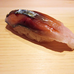 祇園 鮨 忠保 - 5.淡路島の鯖(2017.9月昼コース)※脂がのって旨い