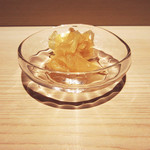 祇園 鮨 忠保 - ガリの器は杉江智さん作品