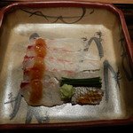 御料理 光安 - 明石鯛の昆布〆