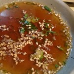 定園 - あっさりながらコクのあるつけダレ