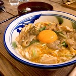 サンスーシー - ＊鶏と豚のご近所丼（吸い物付）（¥850）