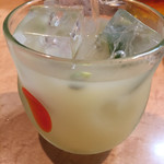 おばぁ～の家 - おばぁオススメシークァーサーとゆずの泡盛♪