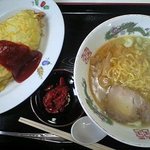 長ちゃんラーメン - オムライスセット