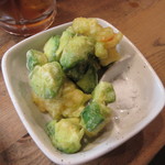 立ち呑みのさのや - アボカドの天ぷら 値段不明