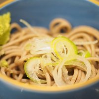 神戸牛511 - 神戸牛ハンバーグ 1500円 のお蕎麦