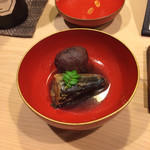 うを徳 - 丹波栗の渋皮煮と鰯
