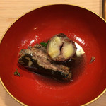 うを徳 - 栗の断面