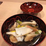 うを徳 - 鮑とキノコごった煮