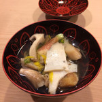 うを徳 - 鮑とキノコごった煮