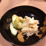 うを徳 - 毛ガニの和え物