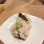 うを徳 - 炙り鱧のお造り