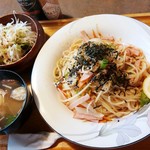 喫茶 俺ん家゛ - タラコスパゲッティ　800円　2017/09