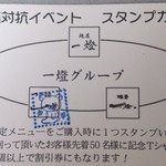 つけ麺一燈 - 「牛を使った限定ラーメン」スタンプカード2枚目