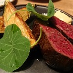 鹿肉のロースト