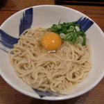 胡同製麺 - あつ盛り＋卵黄