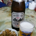 玉蘭 - ビール。冷えてます。