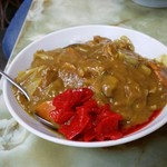 玉蘭 - セットのカレー丼。カロリーが気になる方。肉抜きもできます。